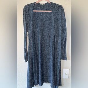 Chic Gray Long Sleeve Dress
